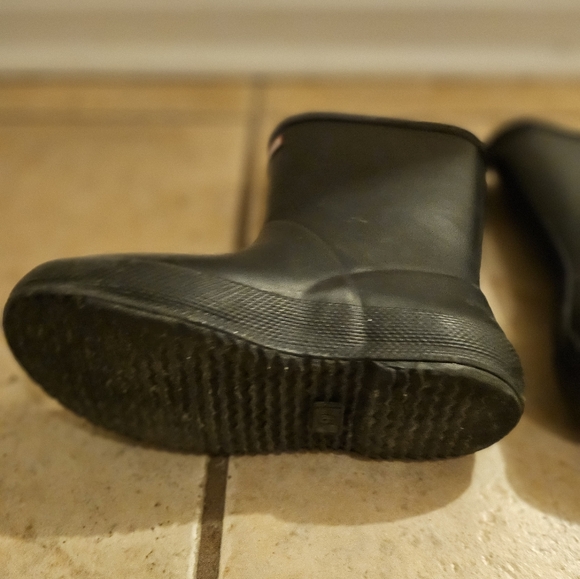 ✅ SOLD Hunters Toddler/Little Kids Original First Classic Rainboots blk size 8 - Picture 5 of 9